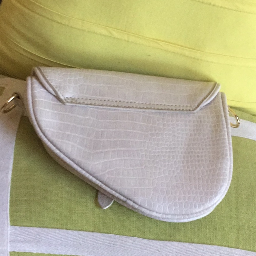 Equestrian style bag cowgirl boho farmer’s market chic croc print rodeo travel - Picture 3 of 7
